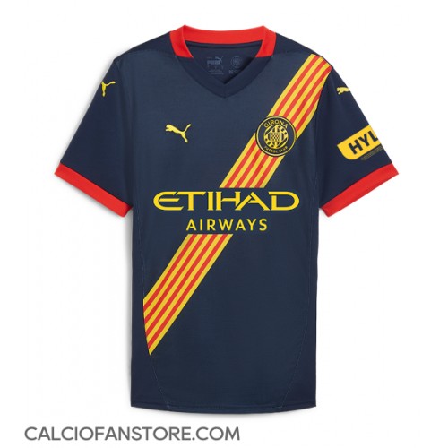 Maglia Calcio Girona Seconda Divisa 2024-25 Manica Corta
